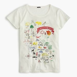 J.Crew ‘California” graphic tee